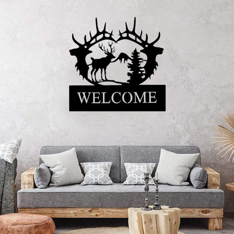 Metal Deer Wall Art Metal Deer Wall Art